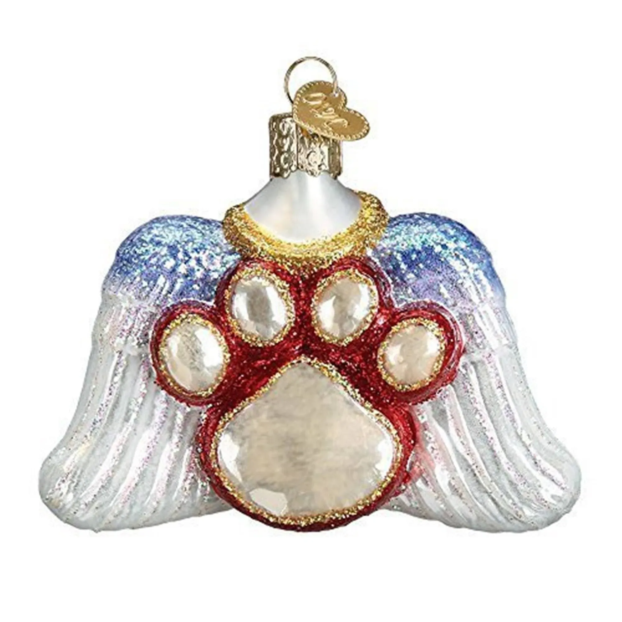 Old World Christmas Beloved Pet Glass Memorial Ornament