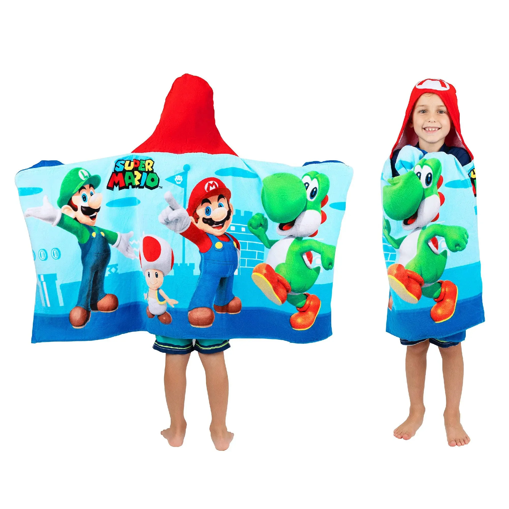 Super Mario - Mario Cotton Hooded Towel