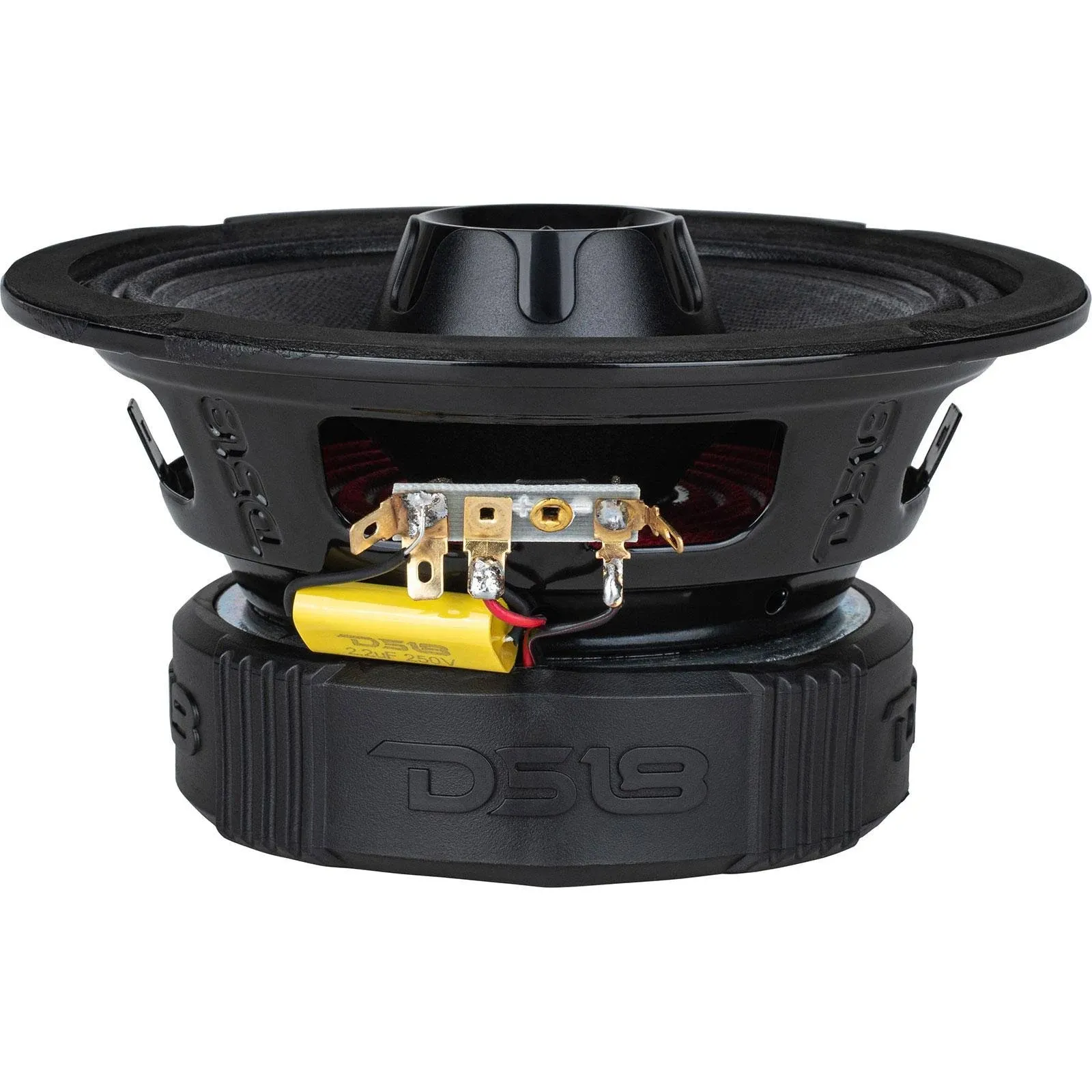 DS18® PRO-ZT6 - Pro ZT Series 6-1/2&quot; 450W 4 Ohm Midrange Speaker with Built-in Bullet Tweeter and Grill