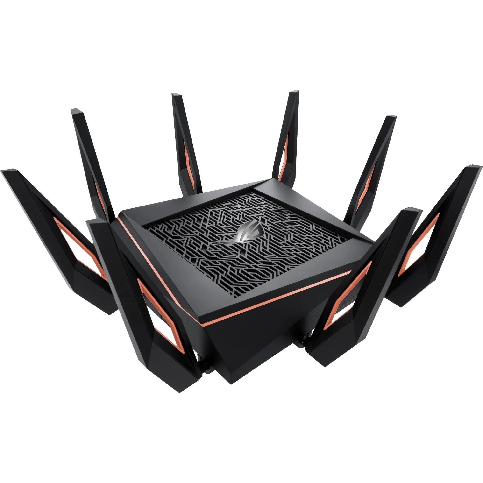 ASUS ROG Rapture WiFi 6 Gaming Router (GT-AX11000) - Tri-Band 10 Gigabit Wireless Router, 1.8GHz Quad-Core CPU, WTFast, 2.5G Port, AiMesh Compatible, Included Lifetime Internet Security, AURA RGB