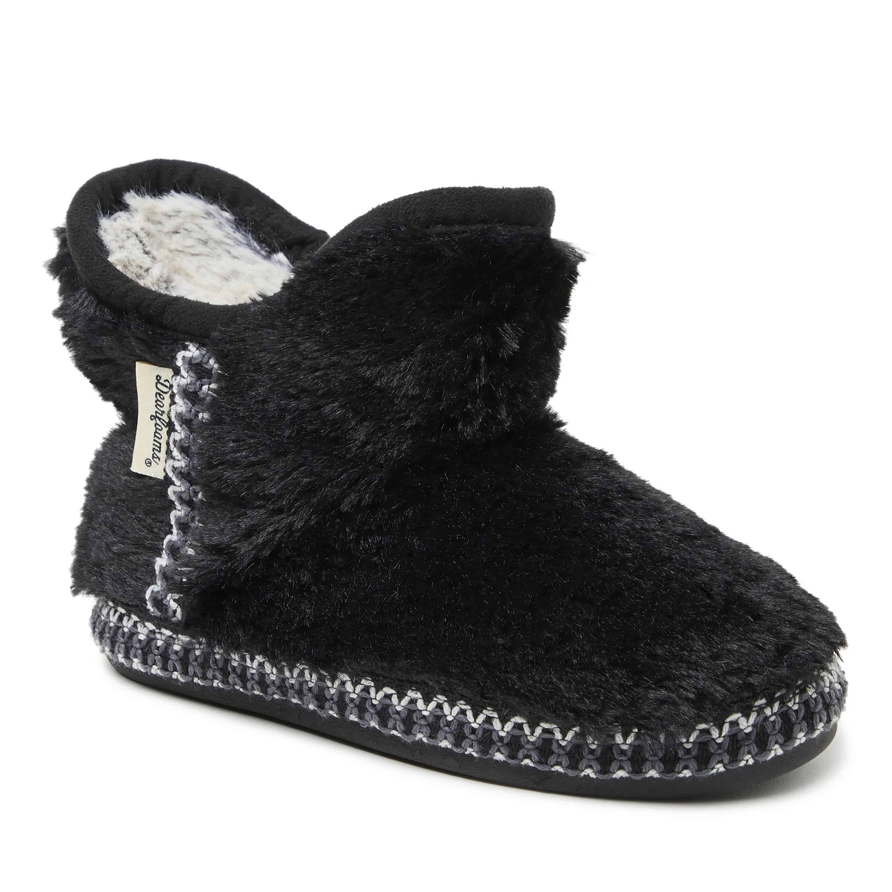 Kids Charlotte Furry Bootie Slipper