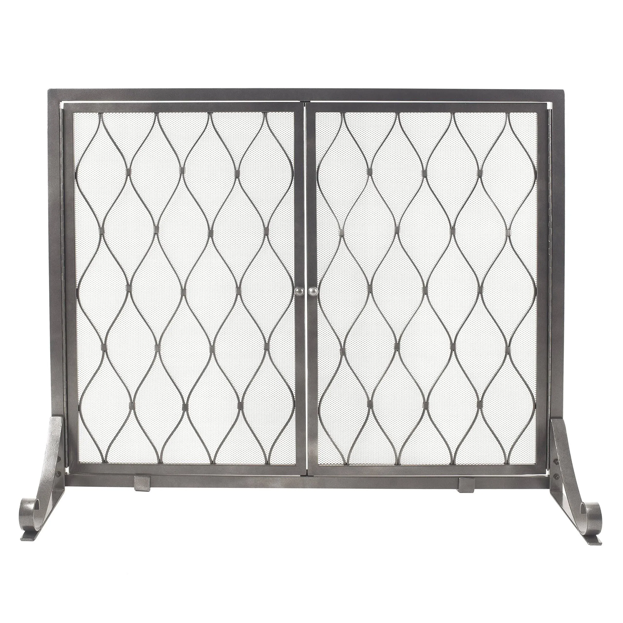 Pleasant Hearth FA628S Stonewall 1-Panel Fireplace Screen - 38&#034;L x 11&#034;W x 31&#034;H