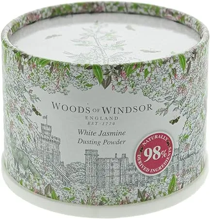 Woods Of Windsor Lily Of The Valley Body Dusting Powder With Puff for Women, 3.5 Ounce