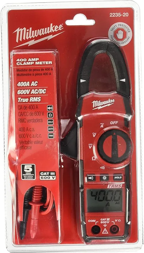 Milwaukee 2235-20 400 Amp Clamp Meter