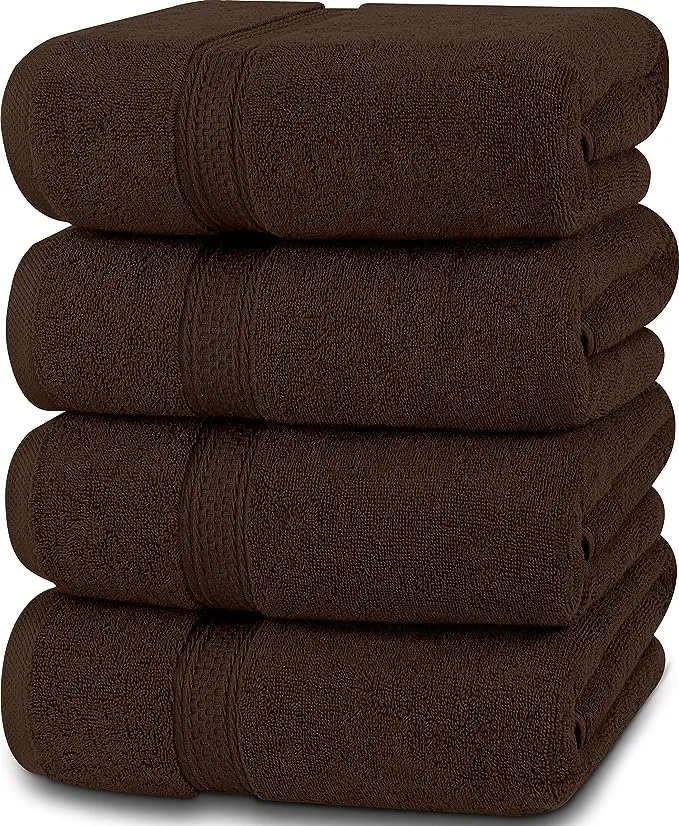 Utopia Towels 4 Pack Premium Bath Towels Set, (27 x 54 Inches) 100% Ring Spun...