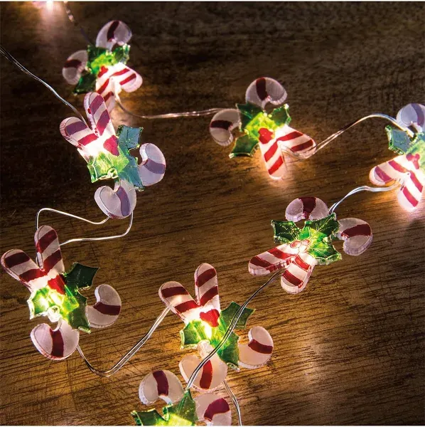 Primitives by Kathy Candy Cane Wire Lights