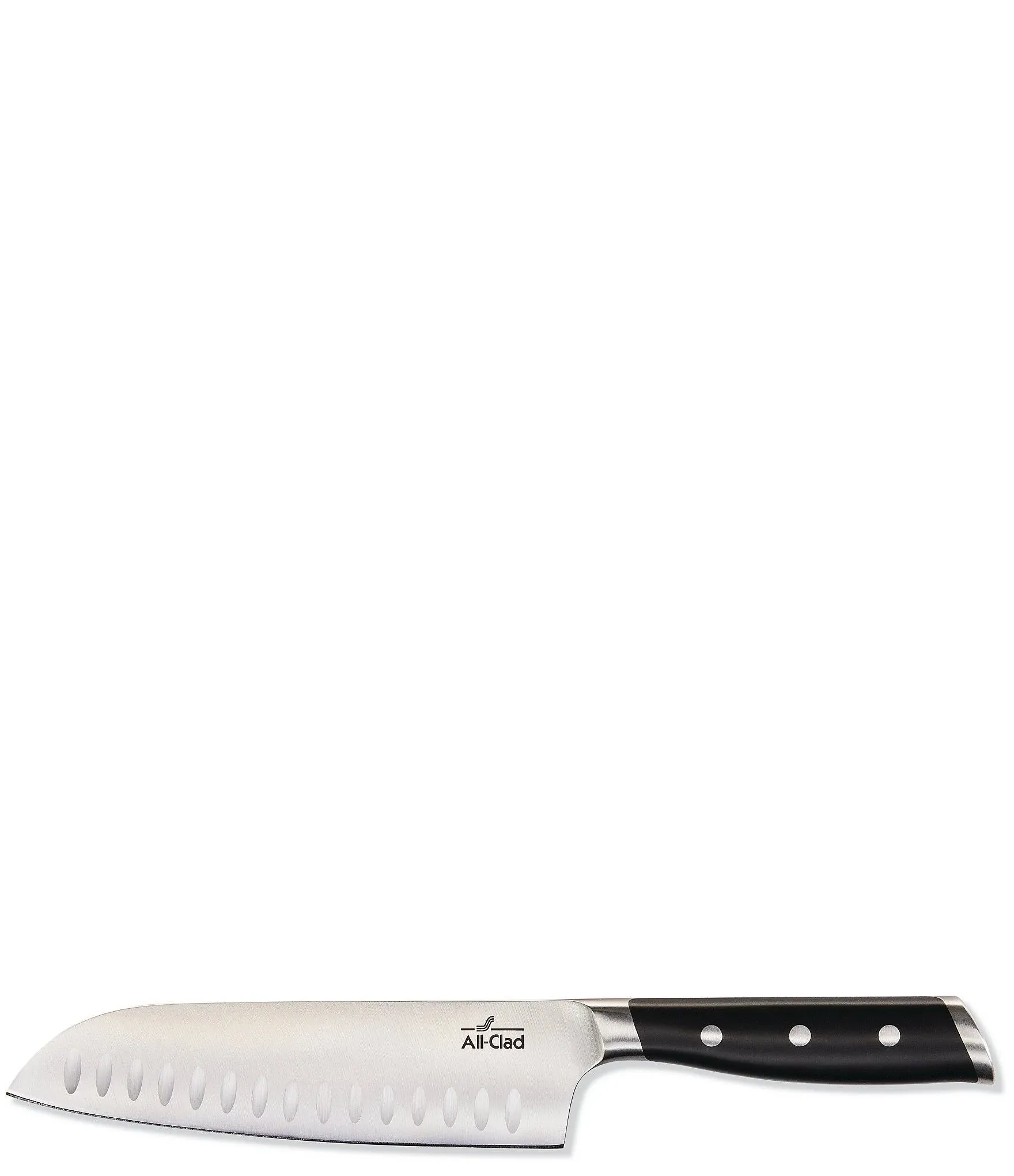 All-Clad Forged Knives, 7 inch Santoku Knife, Black