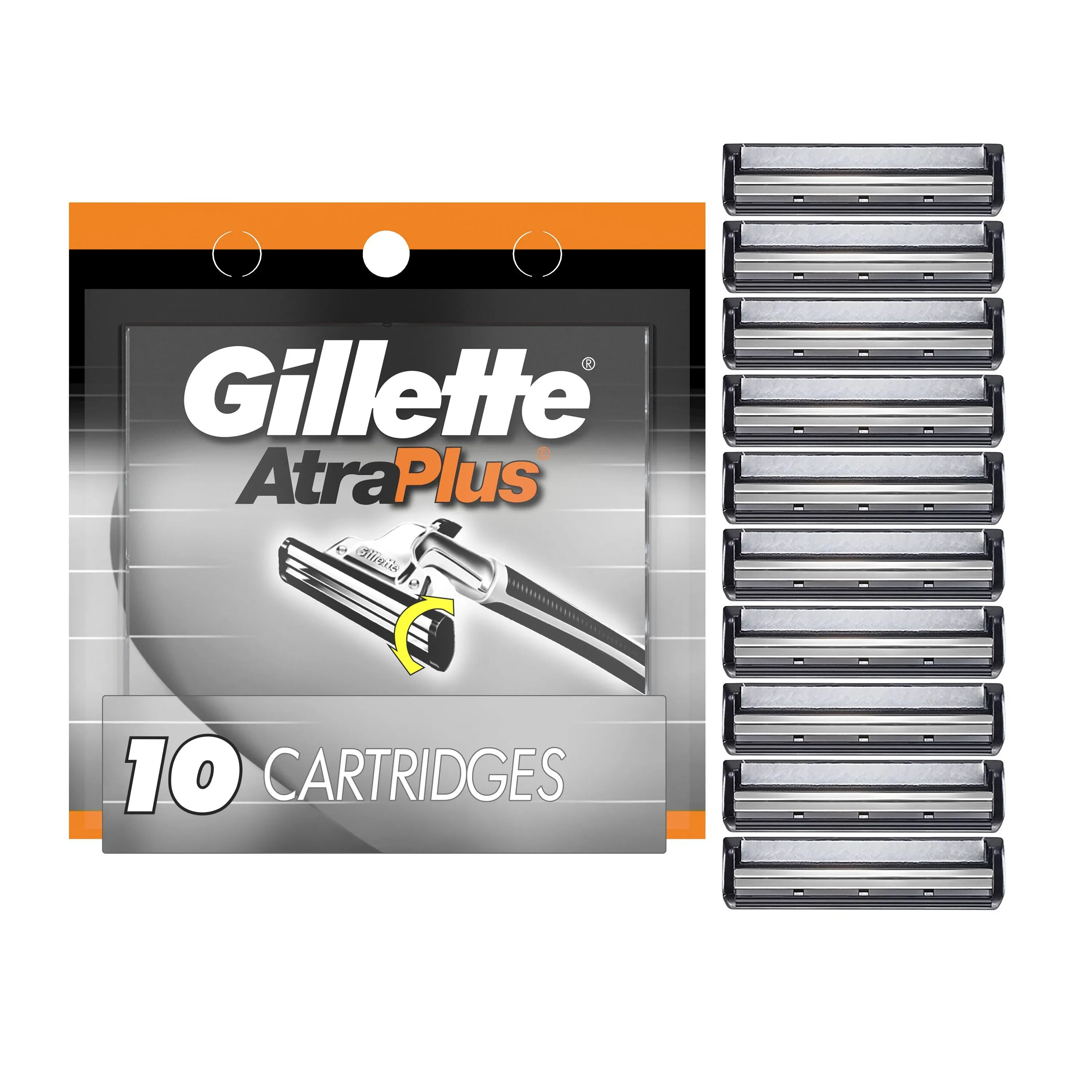 Gillette Atra Plus Men's Razor Cartridge - 10 count