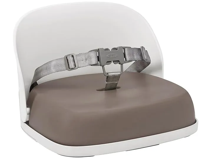 OXO Gray Tot Perch Booster Seat with Straps