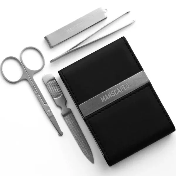 MANSCAPED Shears 2.0 Tempered Stainless Steel Men's Nail Kit, Fingernail Clippers ...