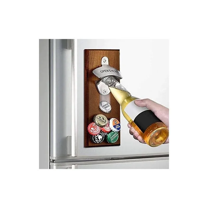 Gifts for Fathers Day Men Dad Wall Mounted Magnetic Beer Bottle Opener, Great!