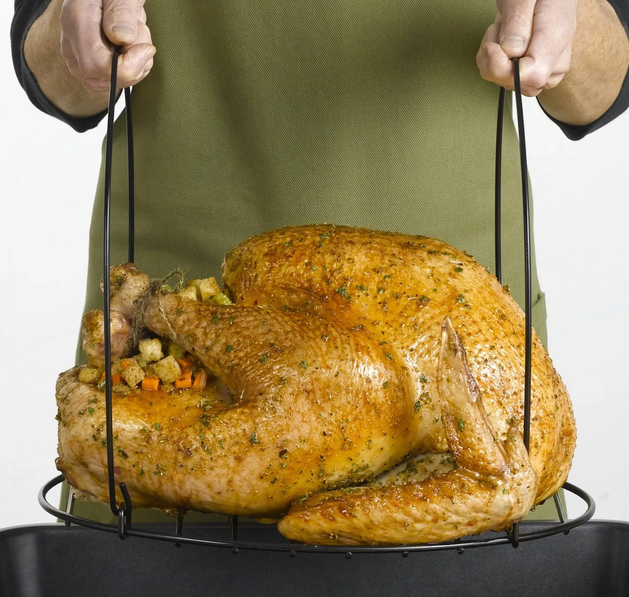 Nifty Non - Stick Gourmet Turkey Lifter