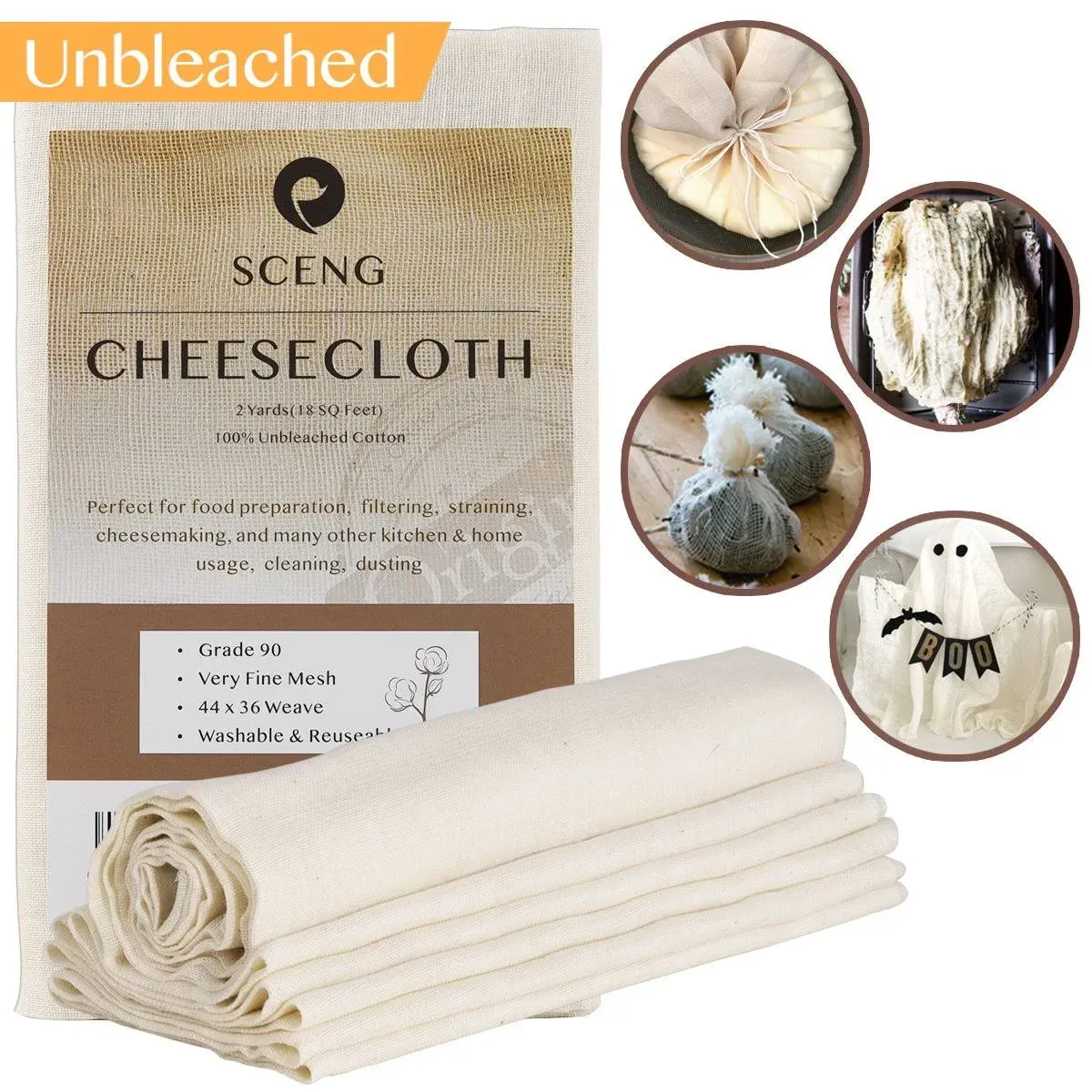 SCENG Grade 90 Cheesecloth