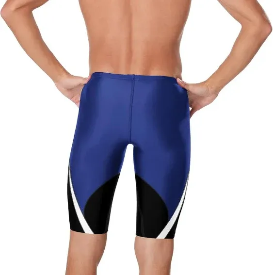 Speedo Men's Standard Swimsuit Jammer Endurance+ Splice Team Colors