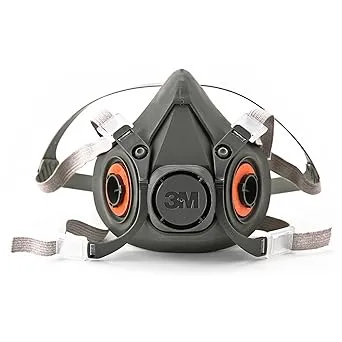 3M Half Facepiece Reusable Respirator, Gases, Vapors, Dust, Paint, Cleaning, Grinding, Sawing, Sanding, Welding