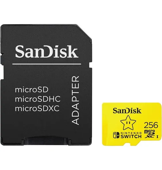 SanDisk microSDXC 256GB UHS-I Flash Memory Card