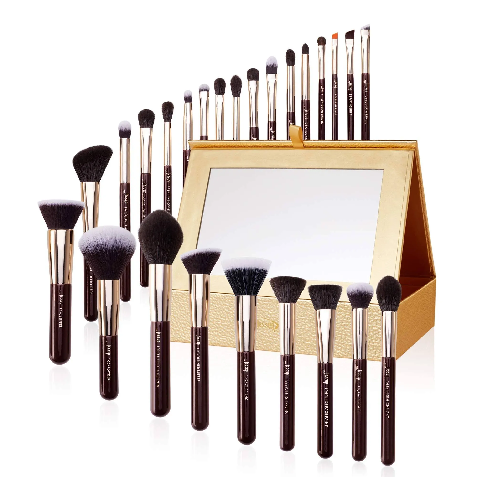 Jessup Makeup Brushes Set Professional Makeup Brush Eyeshadow Blending Powder ...