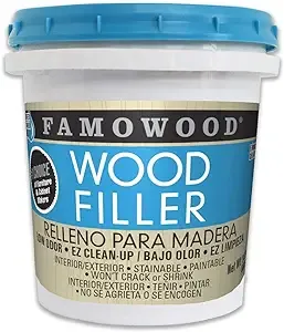 Famowood 40022142 Latex Wood Filler - Pint, Walnut