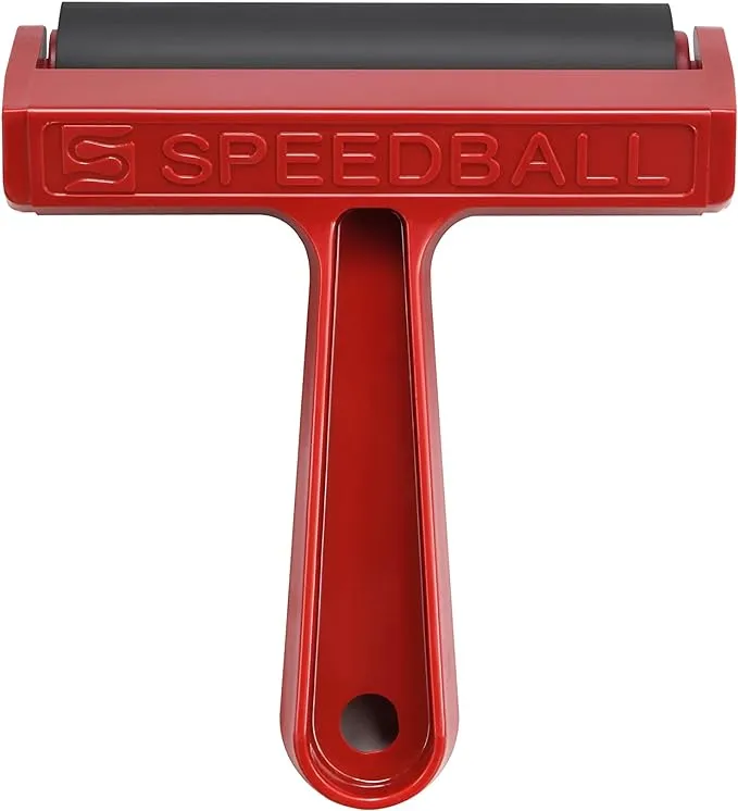 Speedball Hard Rubber Pop-In Brayer - 4"