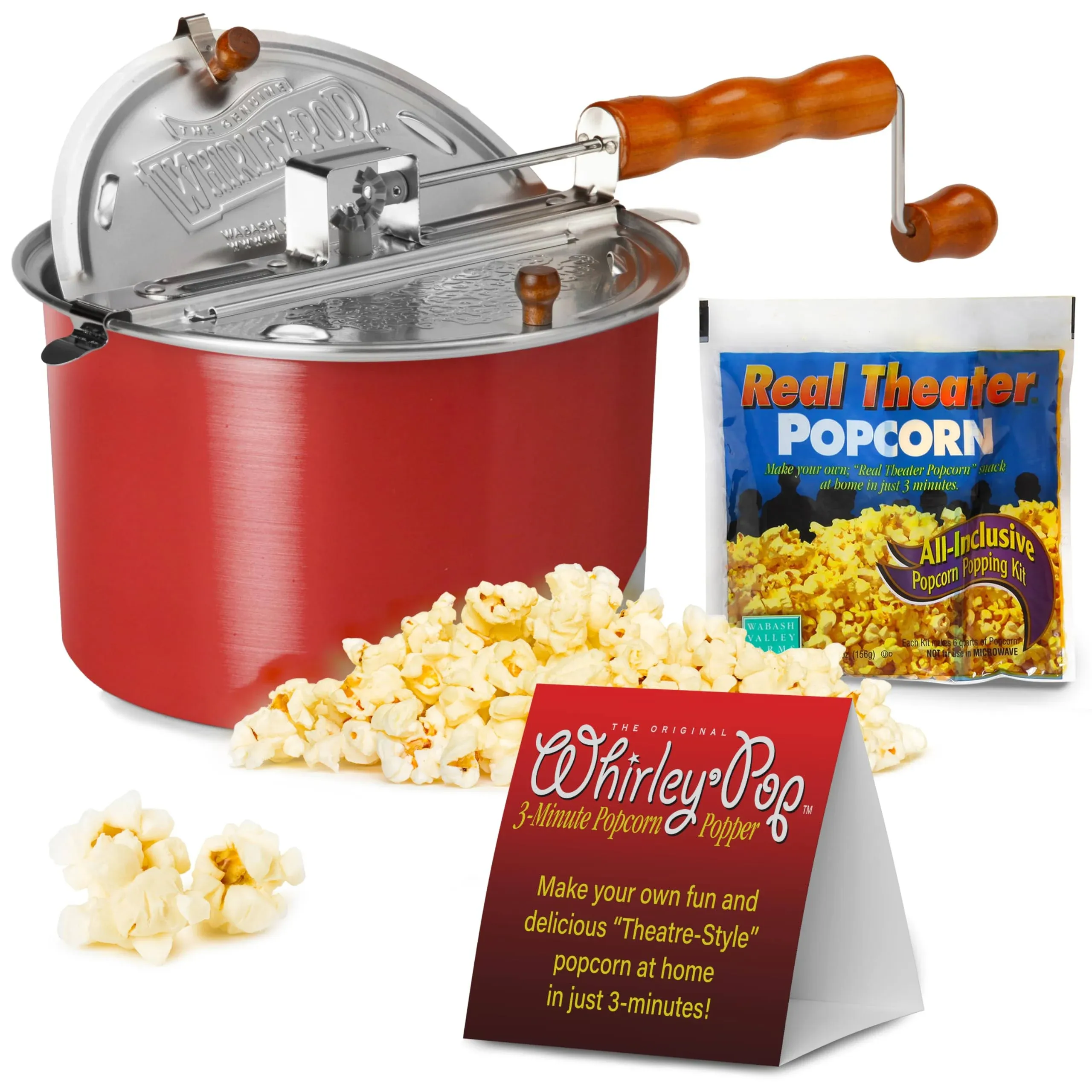 Wabash Valley Farms Original Whirley Pop Popcorn Maker