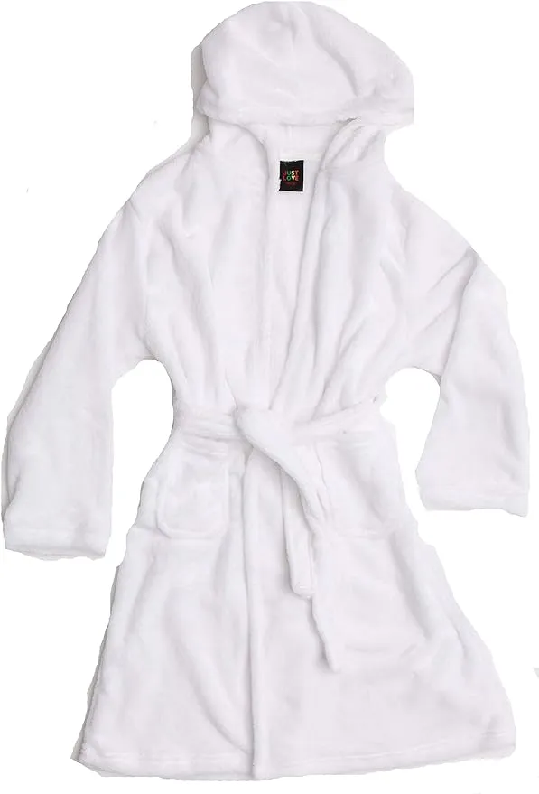 Just Love Hooded Plush Fleece Robe for Girls