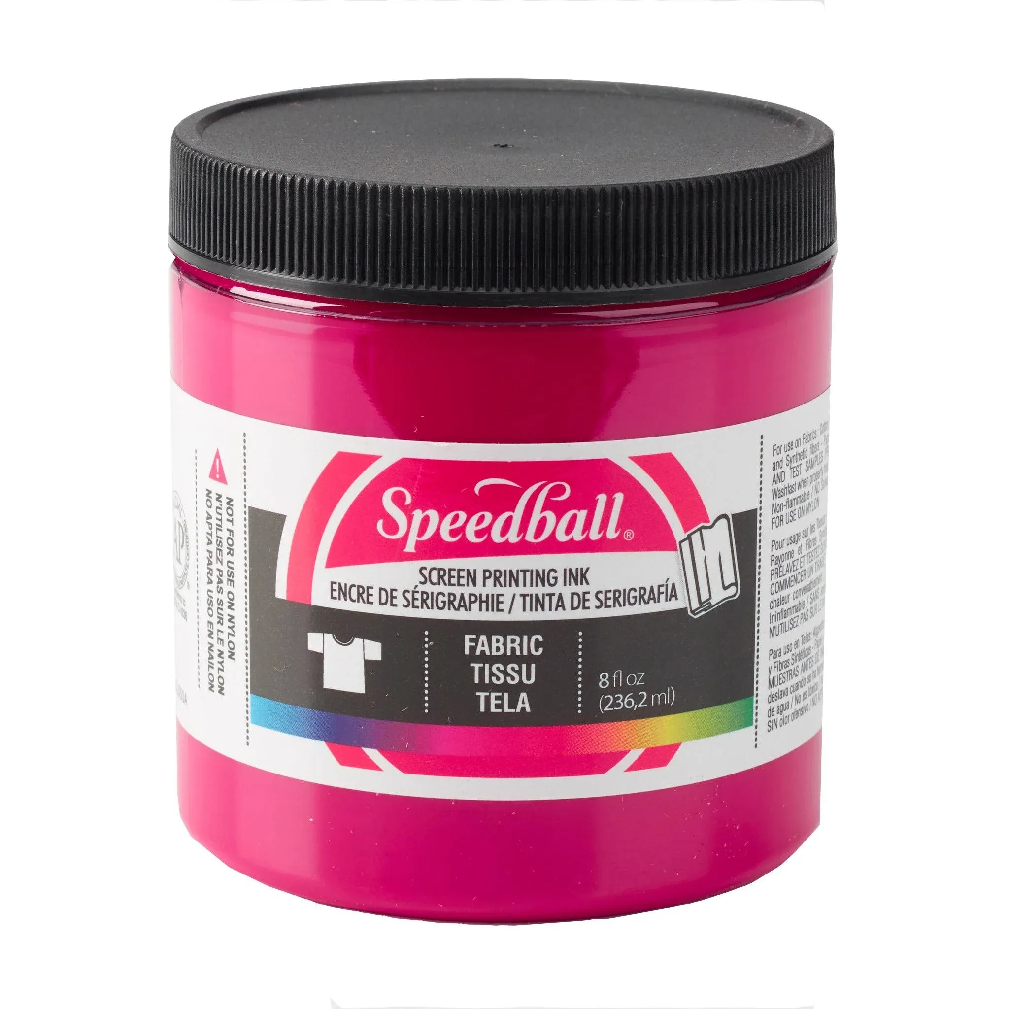 Speedball 8 oz Fabric Screen Printing Ink - White