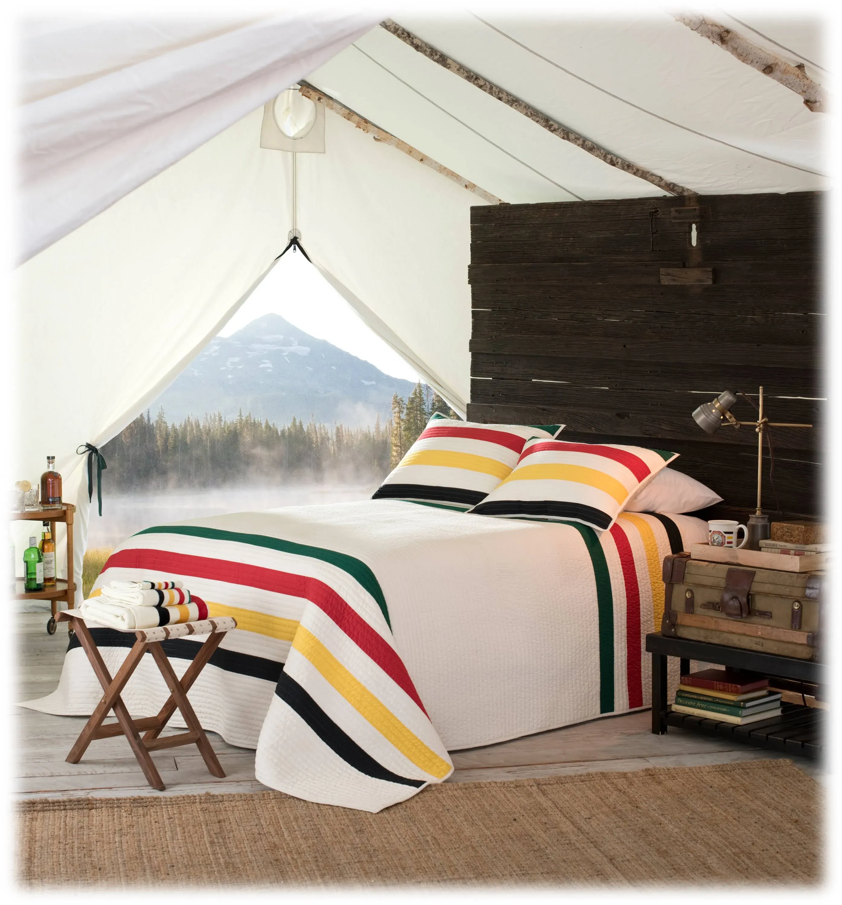 Pendleton National Park Stripe Quilt & Sham Set in Multi