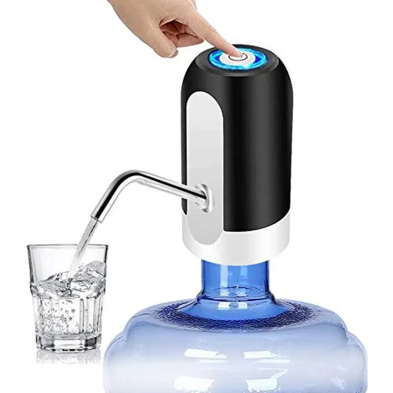 GoodGrace Water Bottle Pump 5 Gallon USB Charging Automatic Drinking Portable ...