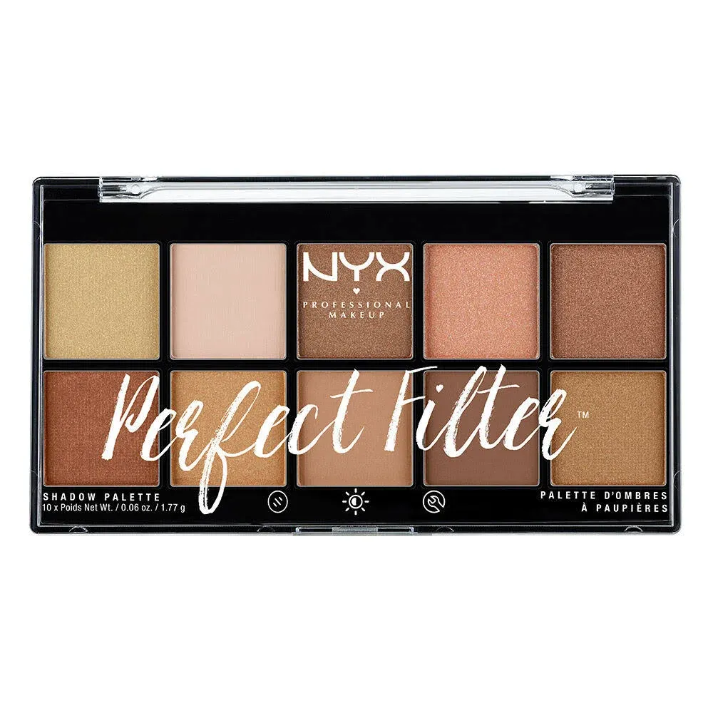 Nyx Perfect Filter Eyeshadow Palette, Golden Hour PFSP01 - 0.06 oz