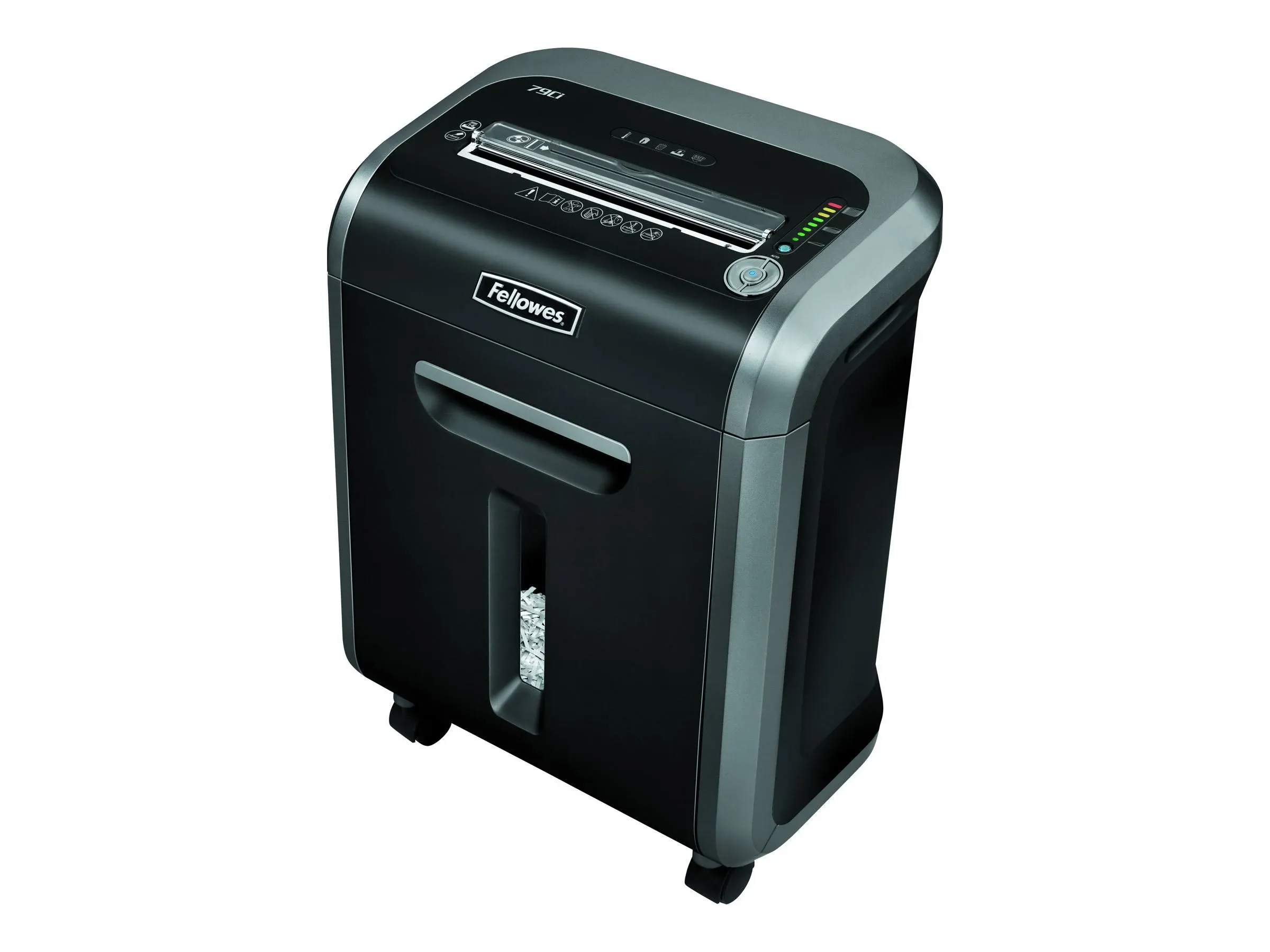 Fellowes® Powershred 79Ci 100% Jam Proof Cross-Cut Shredder, 16 Manual Sheet Capacity (FEL3227901)