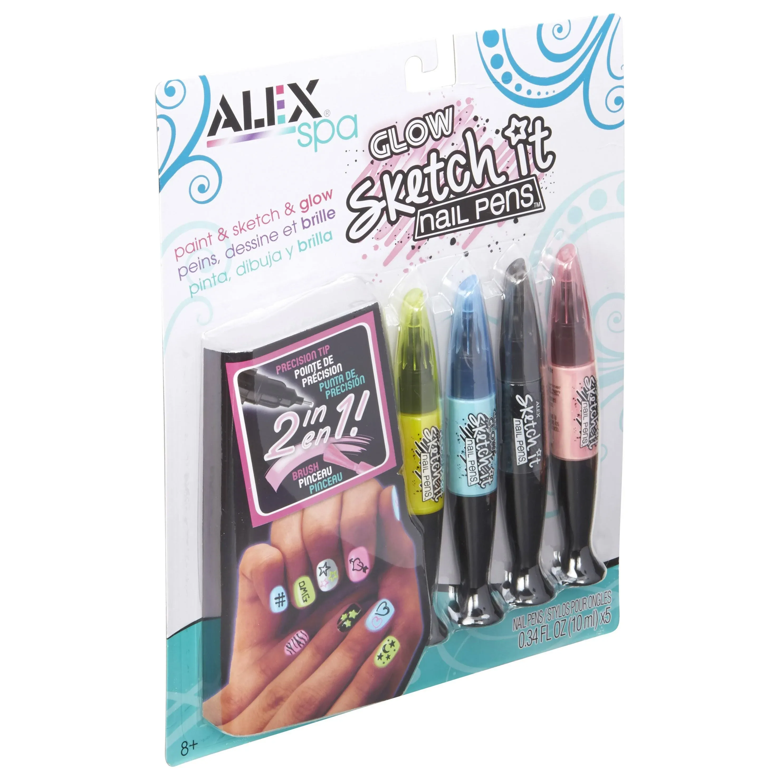 Alex Glow Sketch It Nail Pens