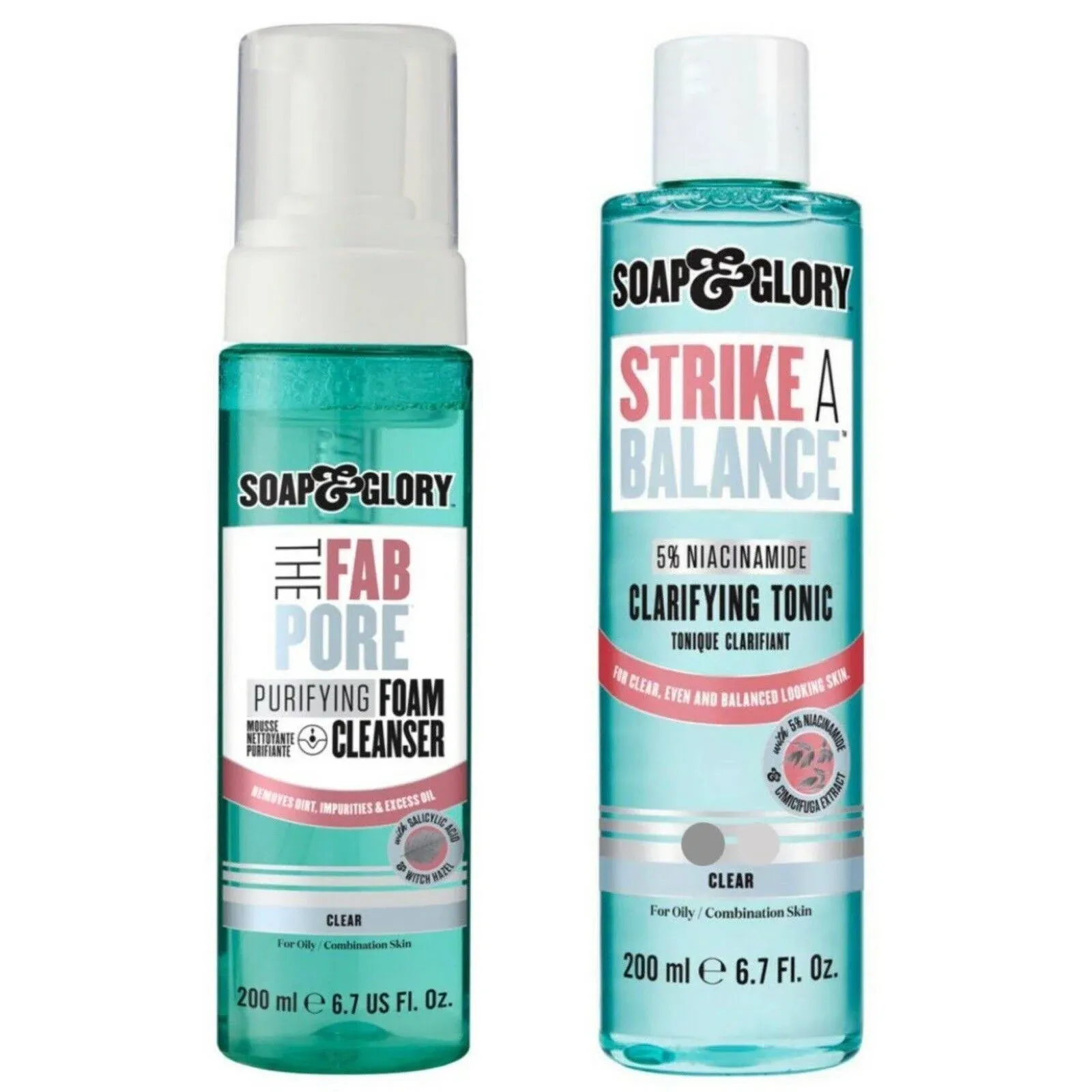 2 -Soap &amp; Glory Strike A Balance 5% Niacinamide Clarifying Tonic Oily/Combo Skin