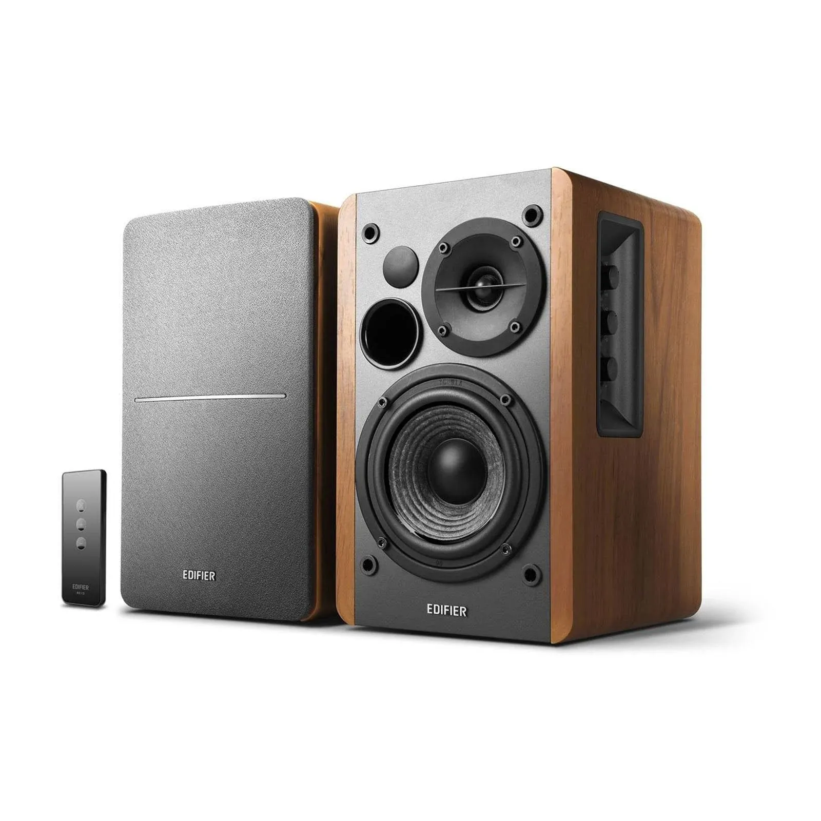 Edifier R1280T Powered Bookshelf Speakers - 2.0 Active Near Field Monitor - Studio Monitor Speakers - Wooden Enclosure - 42 Watts RMS