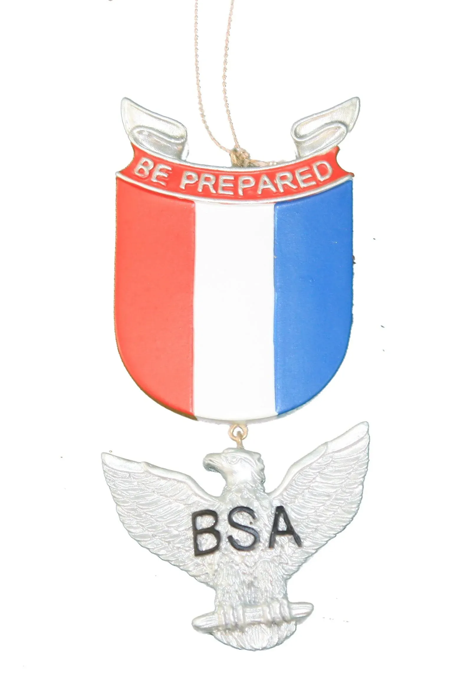 Boy Scouts of America Eagle Badge and Fleur de Lis Ornament