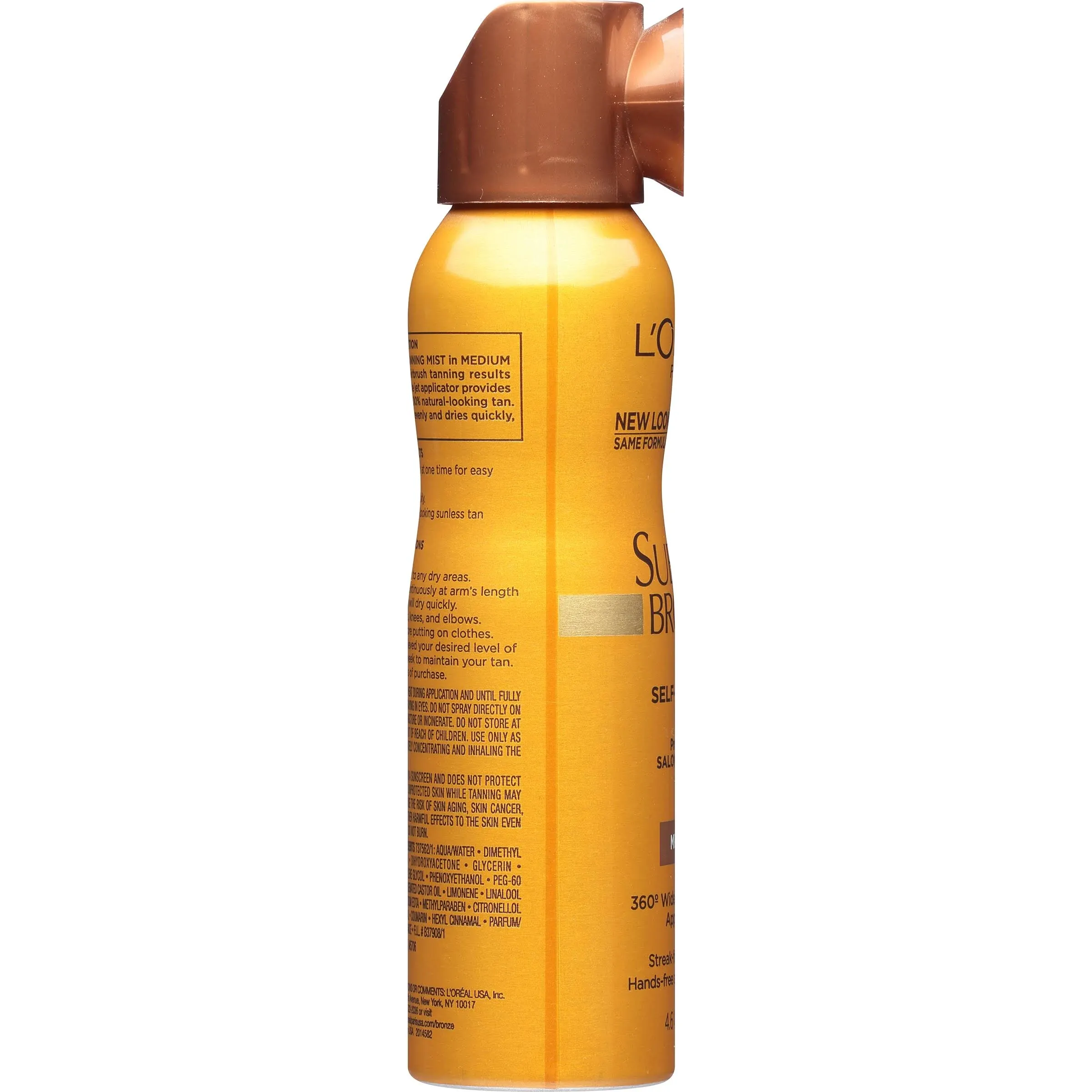 L'Oreal Paris Sublime Bronze Self Tanning Mist - Medium, 4.6 oz