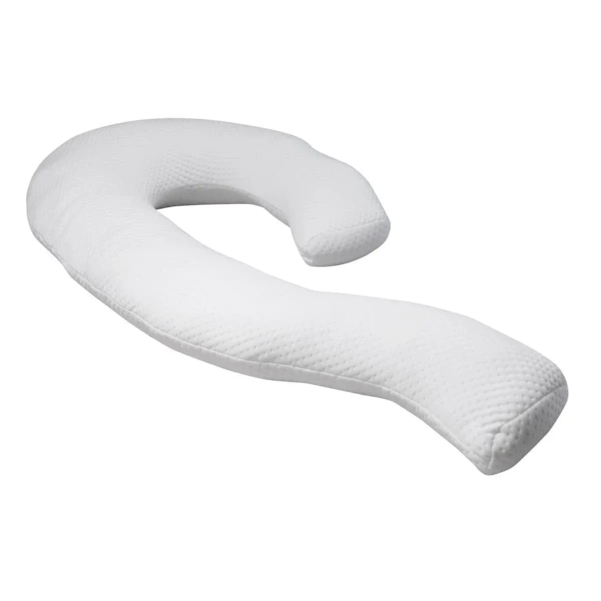 Contour Swan Body Pillow w/Pillowcase & Mesh Laundry Bag