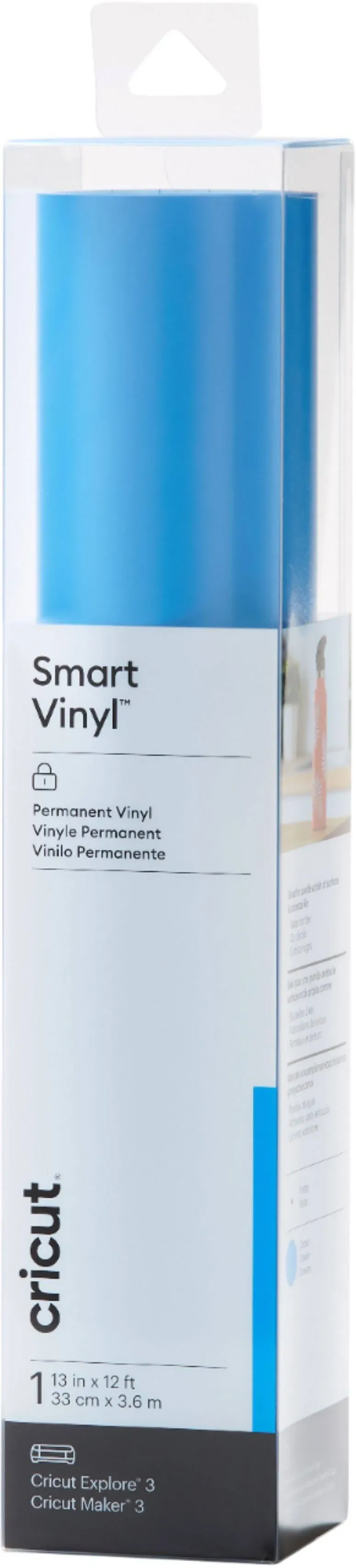 Cricut - Smart Vinyl – Permanent 12 ft - Black