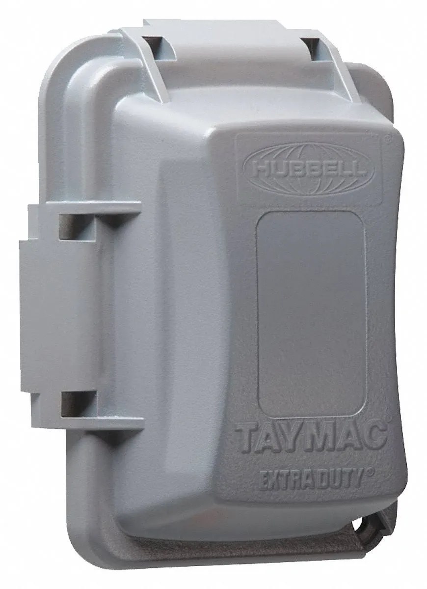 1-Gang Gray Weatherproof In-Use Cover