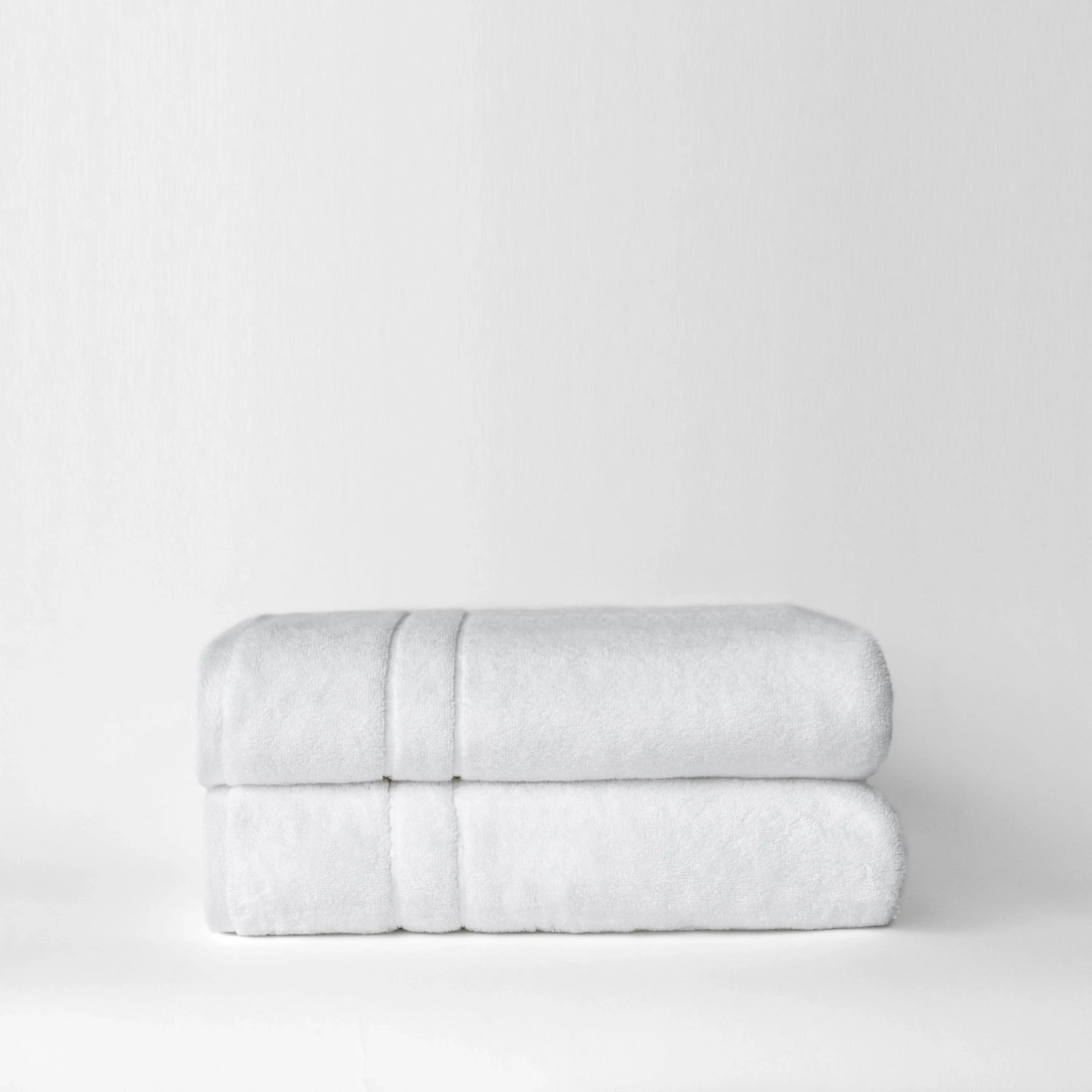 Cozy Earth Premium Plush Bath Towels - White