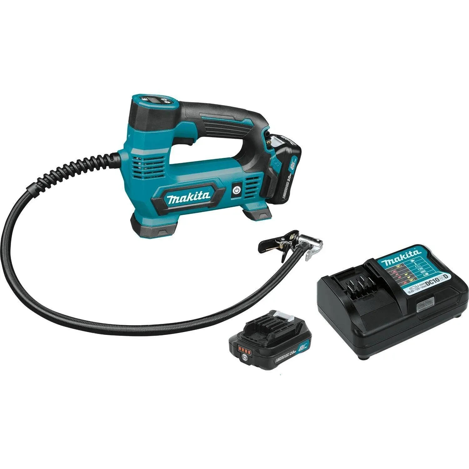 Makita MP100DWRX1 Inflator Kit, 12 V, 120 psi Pressure