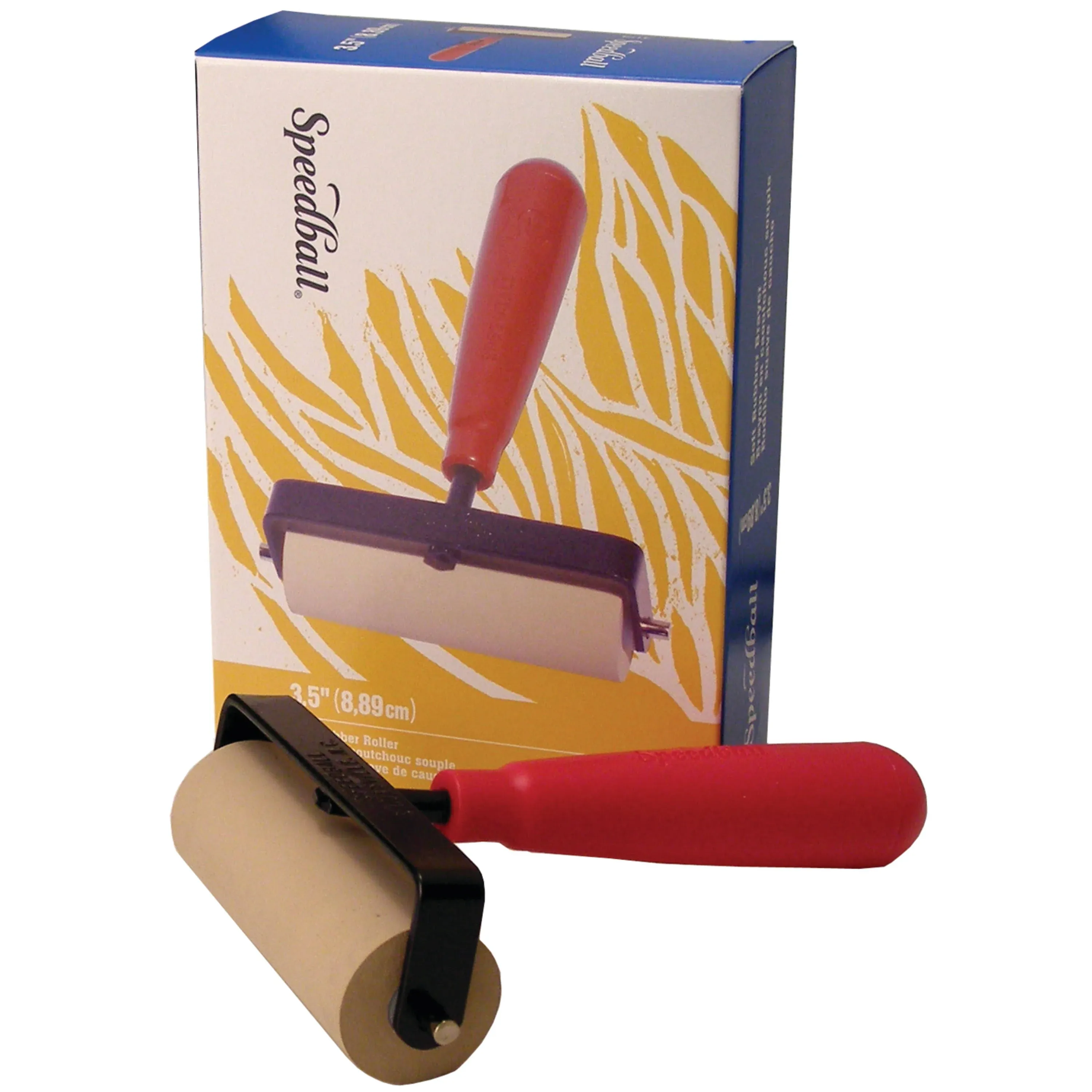 Speedball Deluxe Soft Rubber Brayer, 3.5-inch