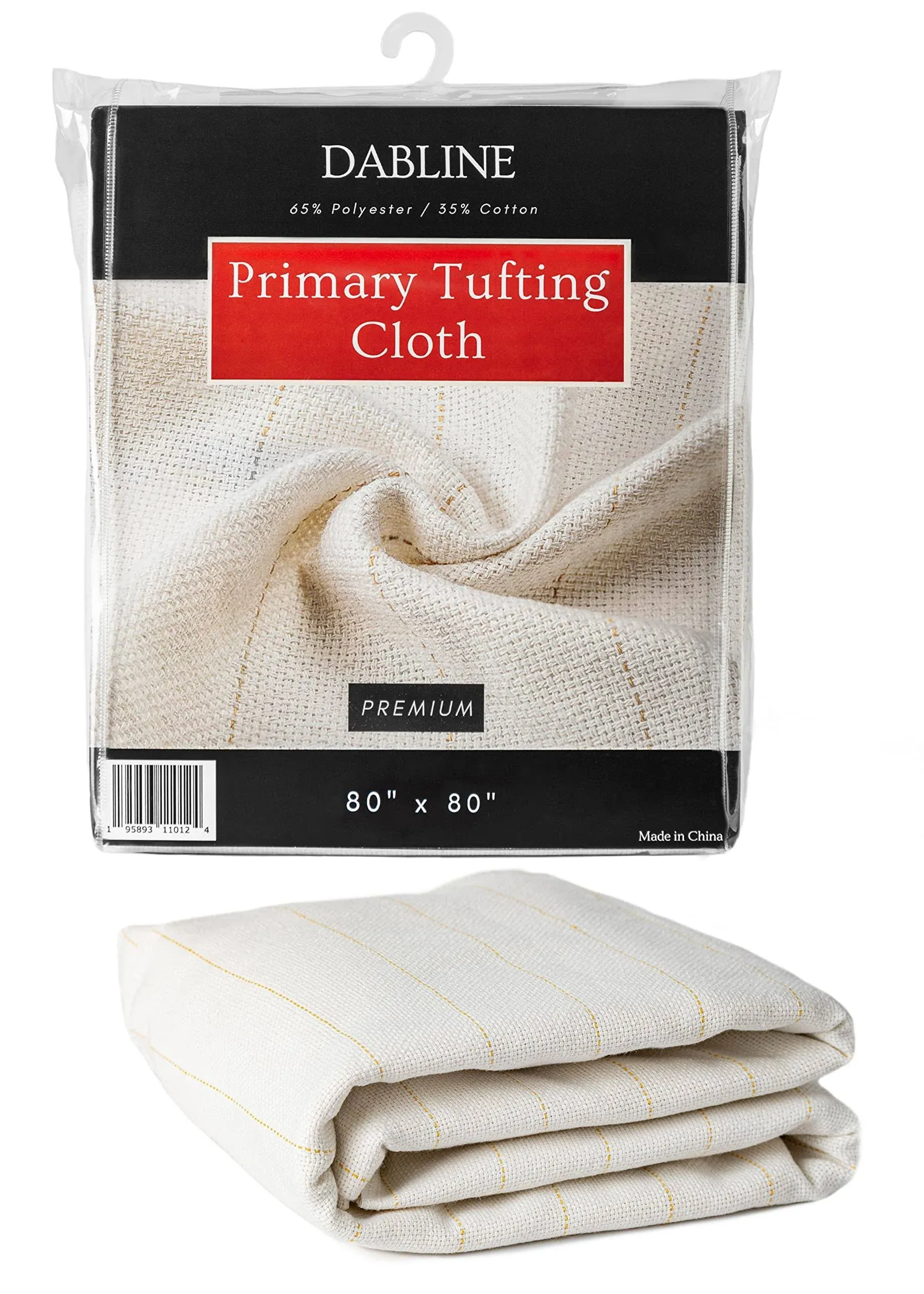 80&#034; X 80&#034; Primary Tufting Cloth for Rug Making and Punch Needle, Premium Monks C