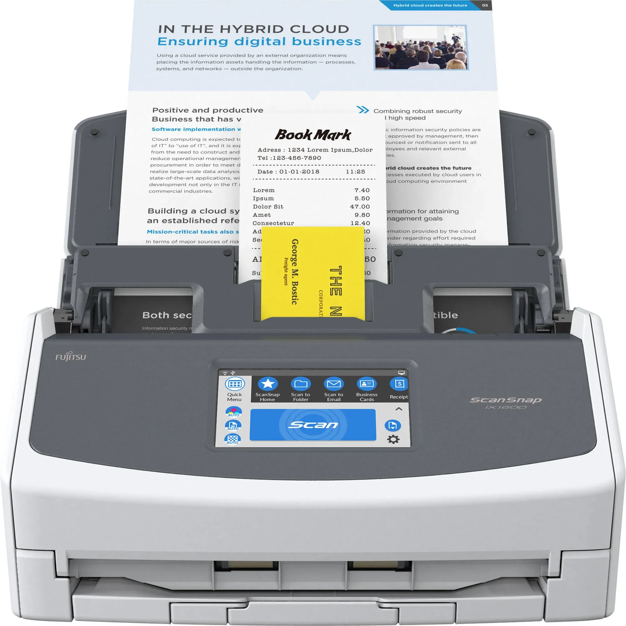 Fujitsu ScanSnap iX1600 Scanner