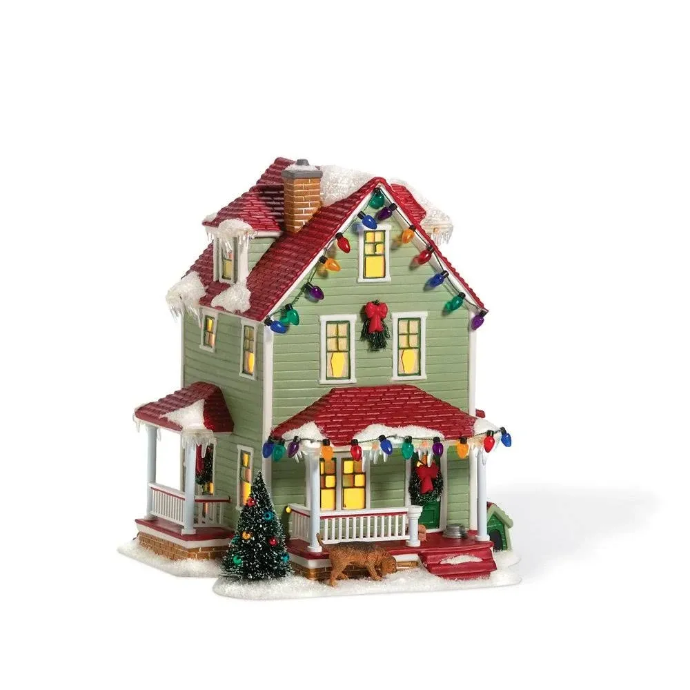 Department 56 Christmas Story Village Bumpus House Lit Building