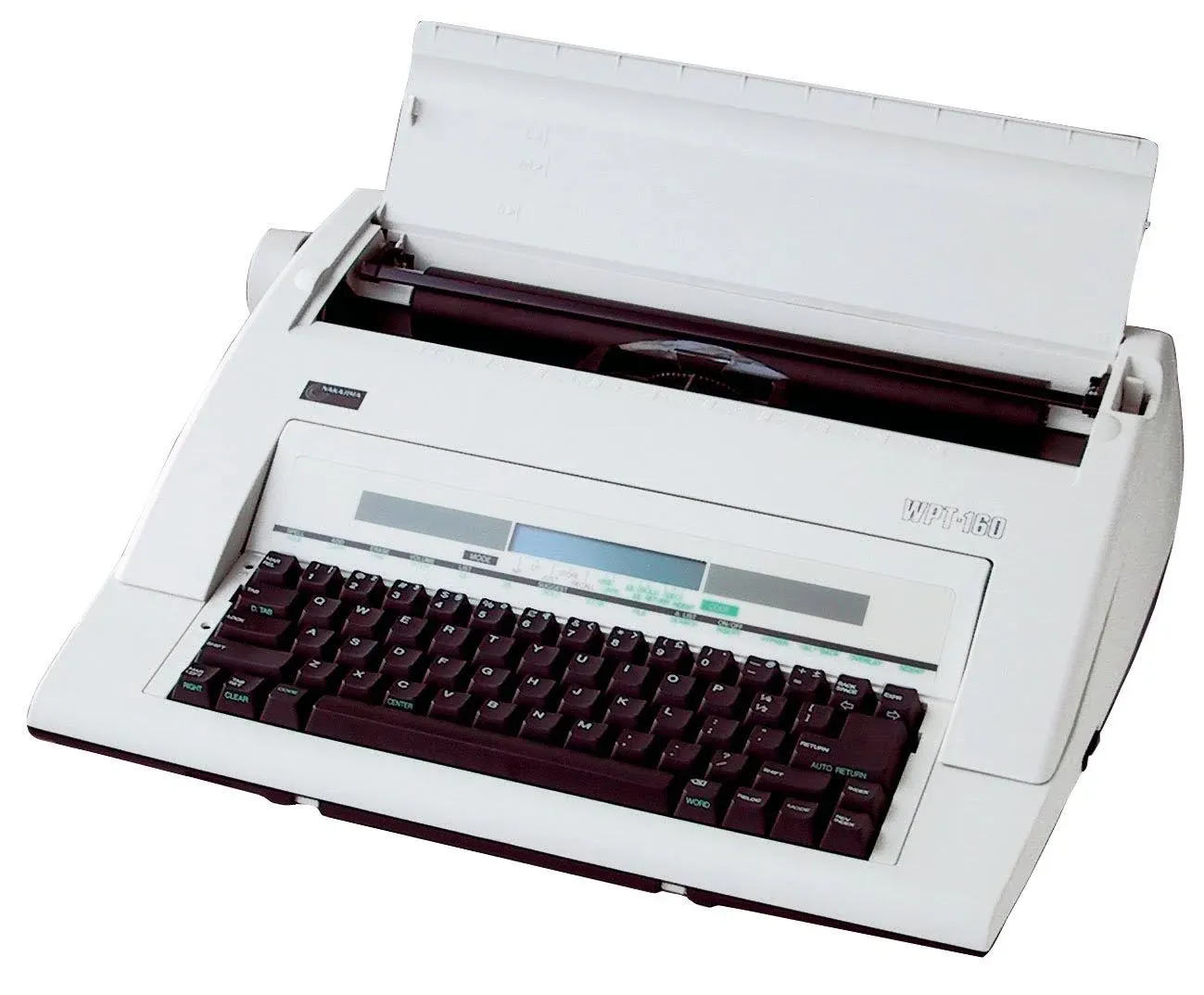 Nakajima Wpt-160 Electronic Portable Typewriter with Display and Memory