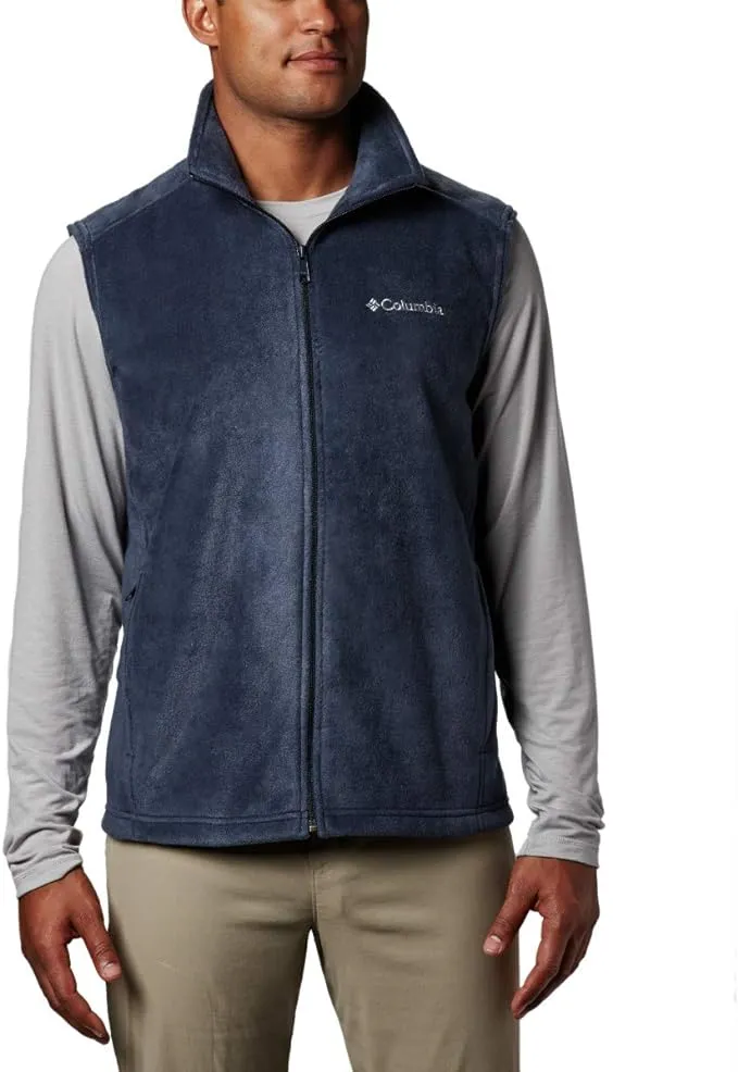 Columbia Men S Steens Mountain Vest Charcoal Heather