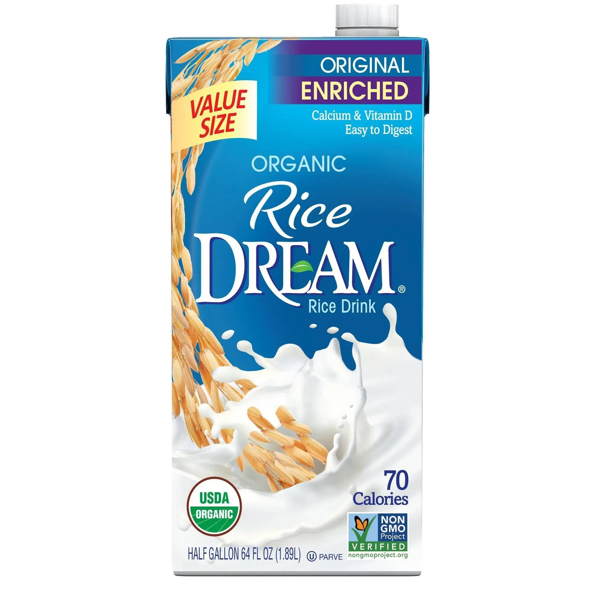 Rice Dream Rice Drink Organic Enriched Original - 64 fl. oz.