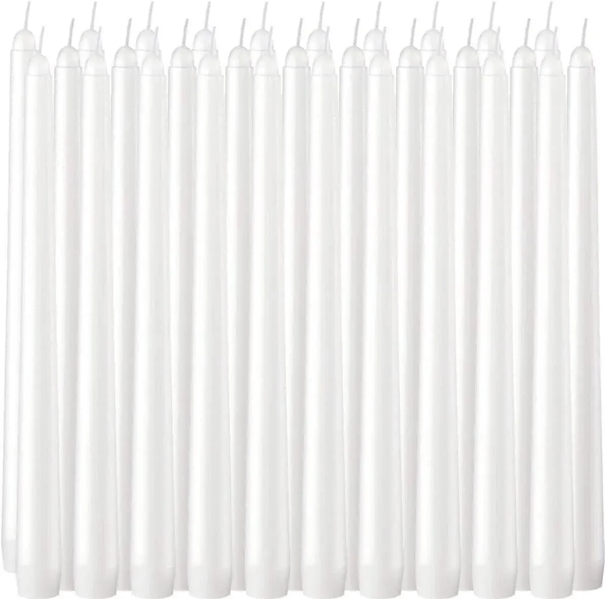 Pliadvbu 30 Pack Tall Taper Candles