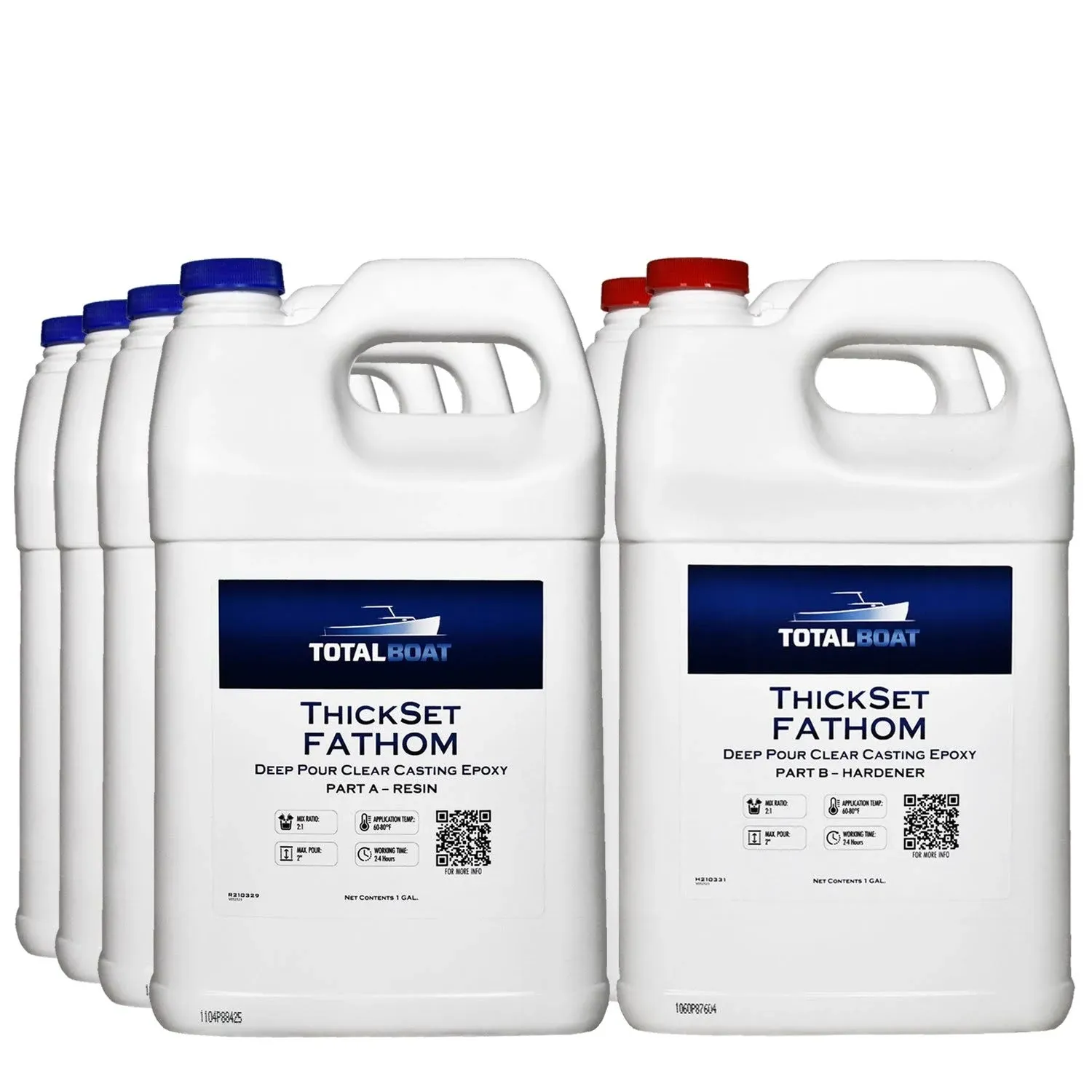 TotalBoat Thickset Fathom Deep Pour Clear Casting Epoxy 6 Gallon