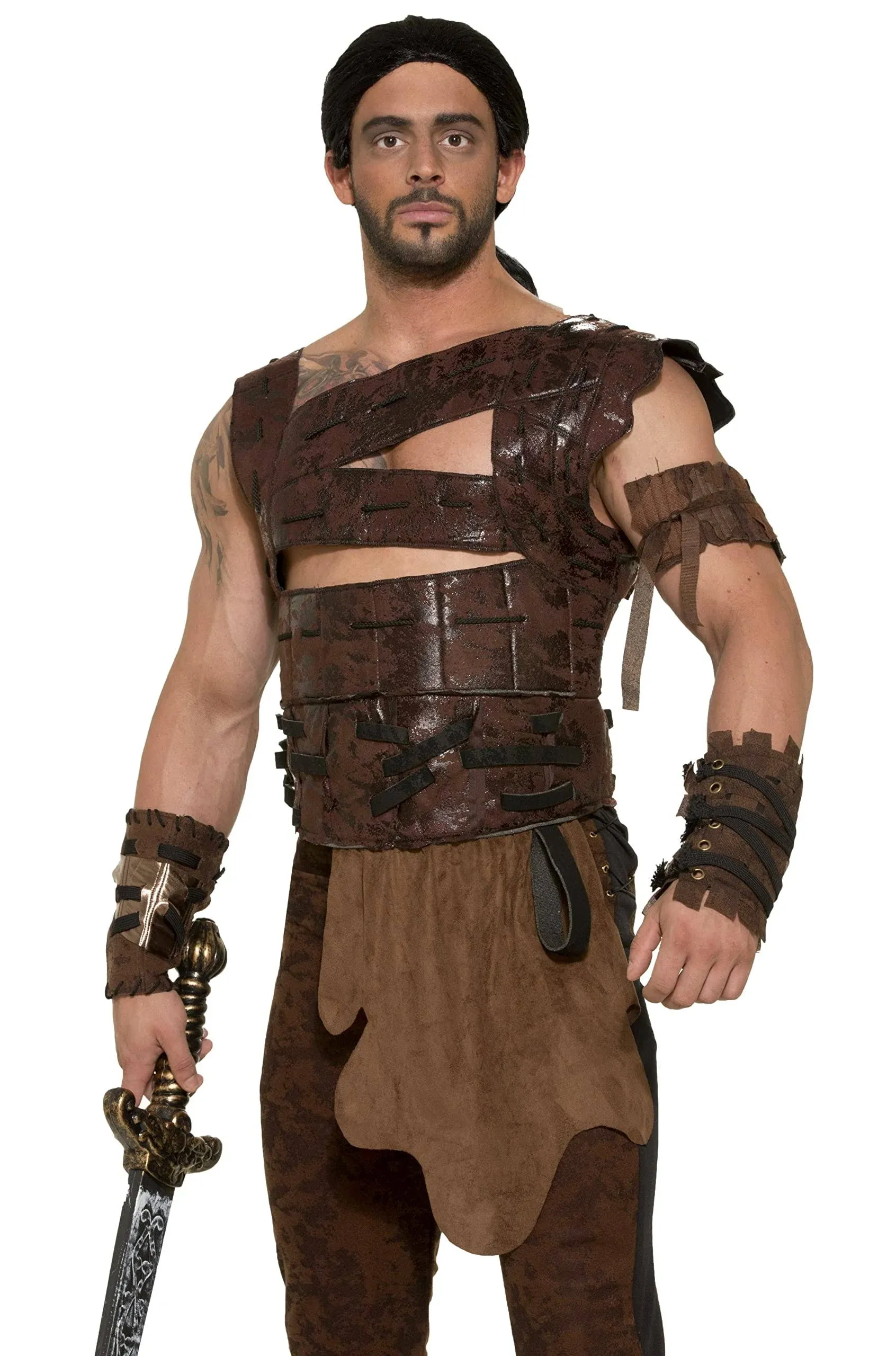 Khal Drogo Costume Armor Adult Dothraki Warrior Game of Thrones Fancy Dress